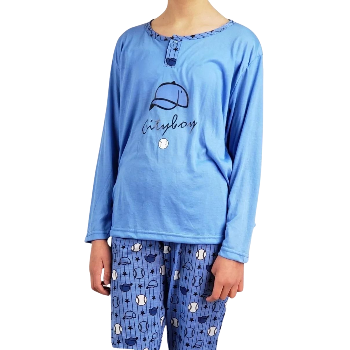PIJAMA NIÑO LIKESHOP VERANO MANGA LARGA DISEÑOS 411 - 2