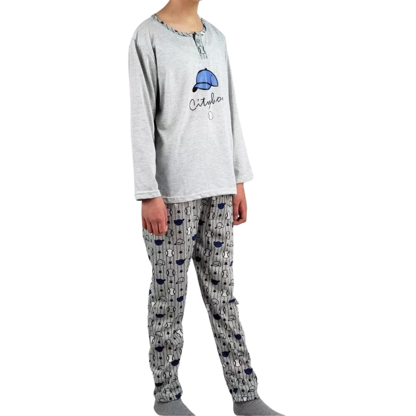 PIJAMA NIÑO LIKESHOP VERANO MANGA LARGA DISEÑOS 411 - 2