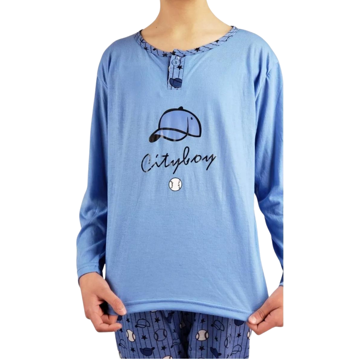 PIJAMA NIÑO LIKESHOP VERANO MANGA LARGA DISEÑOS 411 - 3