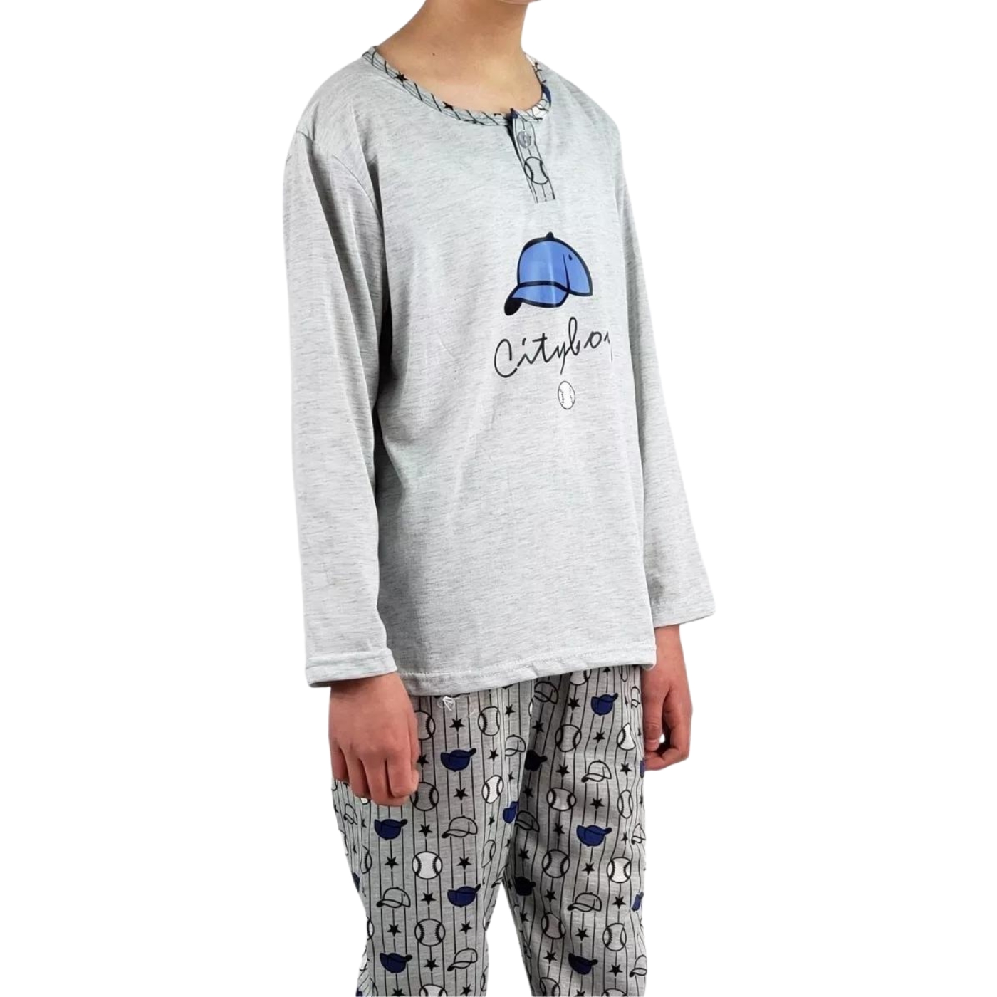 PIJAMA NIÑO LIKESHOP VERANO MANGA LARGA DISEÑOS 411 - 3