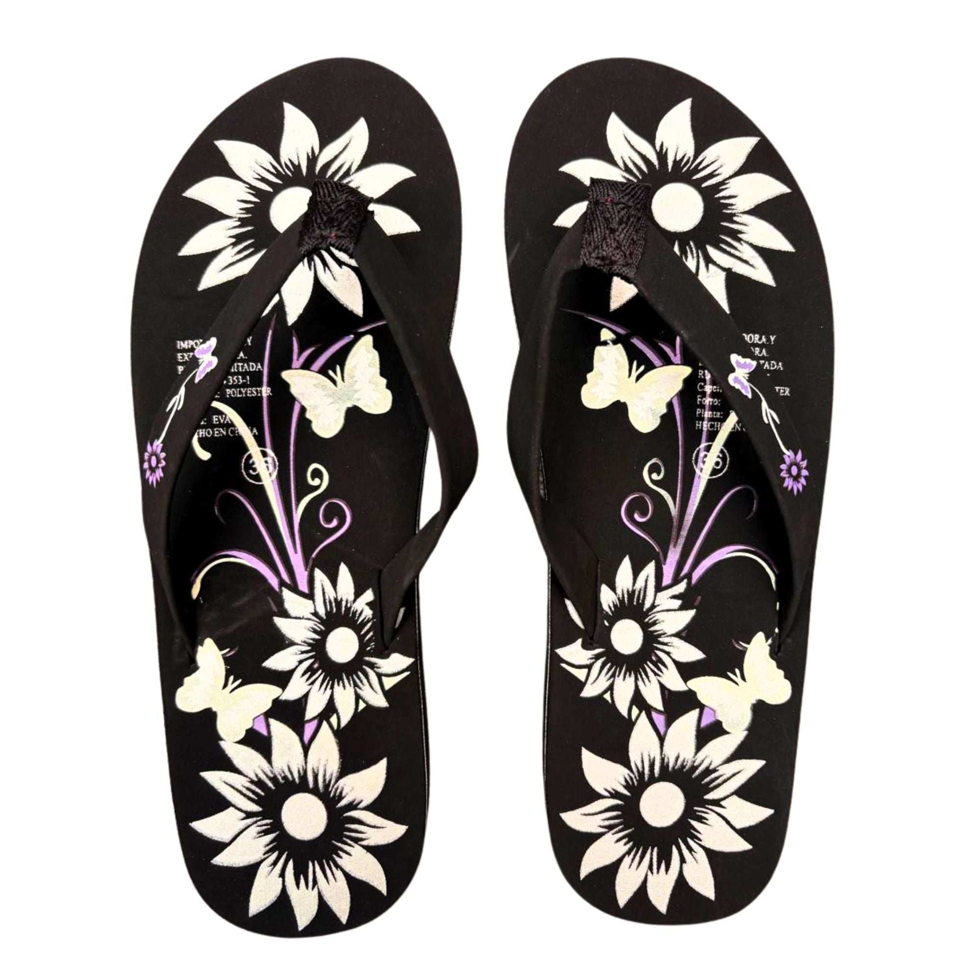 CHALAS MUJER HAWAINAS SANDALIAS SUELA CONFORTABLE 096 - 1