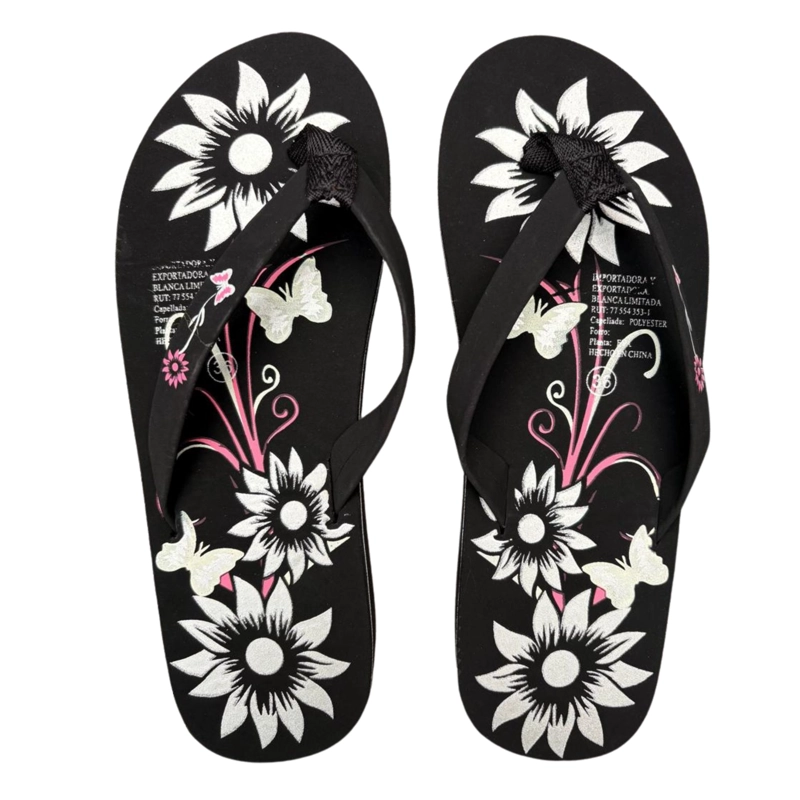 CHALAS MUJER HAWAINAS SANDALIAS SUELA CONFORTABLE 096 - 1