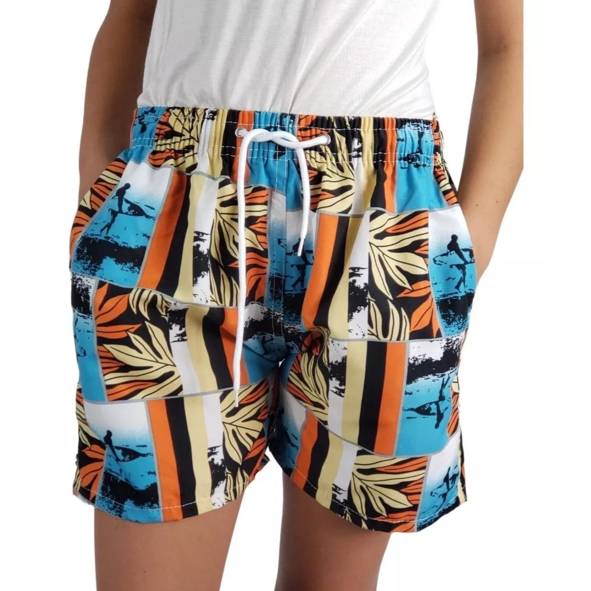 TRAJE DE BAÑO NIÑO LIKESHOP JOVENES FORRO MALLA DISEÑOS COLORES 208 - 2
