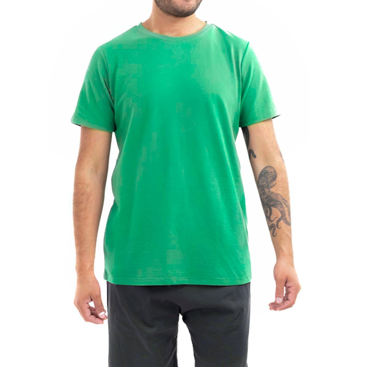 POLERA HOMBRE MANGA CORTA ALGODÓN GRUESO. URBANA 387 - 1