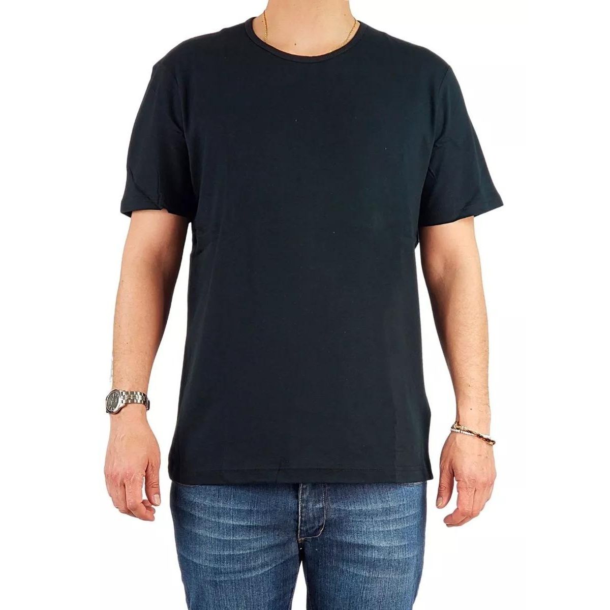 POLERA HOMBRE MANGA CORTA ALGODÓN GRUESO. URBANA 387 - 1