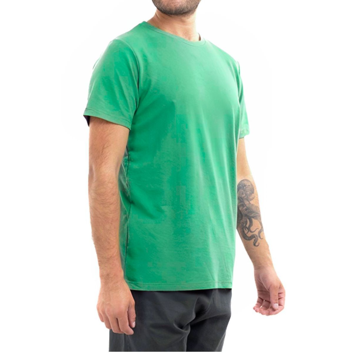 POLERA HOMBRE MANGA CORTA ALGODÓN GRUESO. URBANA 387 - 2