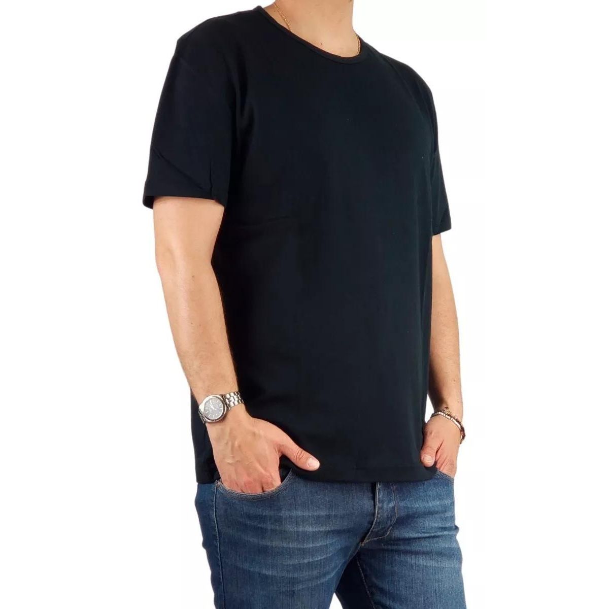 POLERA HOMBRE MANGA CORTA ALGODÓN GRUESO. URBANA 387 - 3