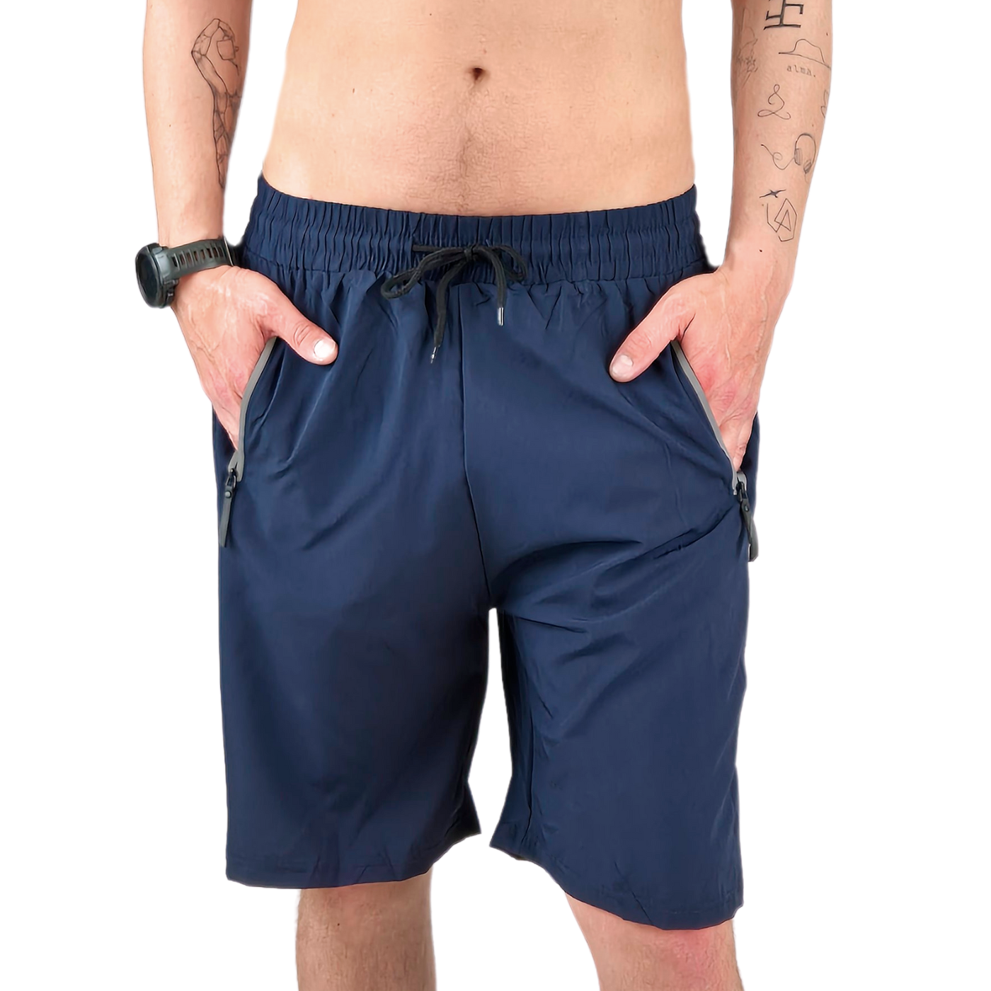 SHORT DEPORTIVO HOMBRE LIKESHOP NEGRO SECADO RÁPIDO 389 - 1
