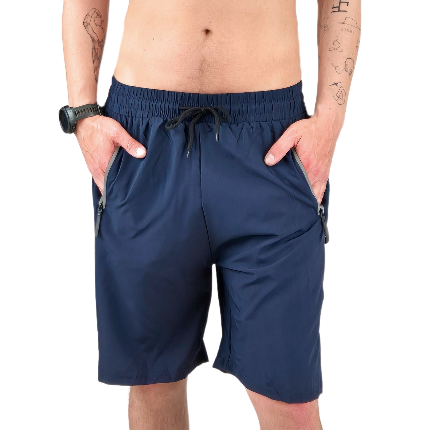 SHORT DEPORTIVO HOMBRE LIKESHOP NEGRO SECADO RÁPIDO 389 - 1