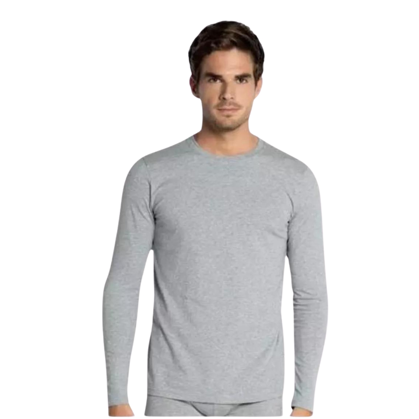 CAMISETA MANGA LARGA ALGODÓN NEGRA GRIS BLANCO ADULTO 11 - 1