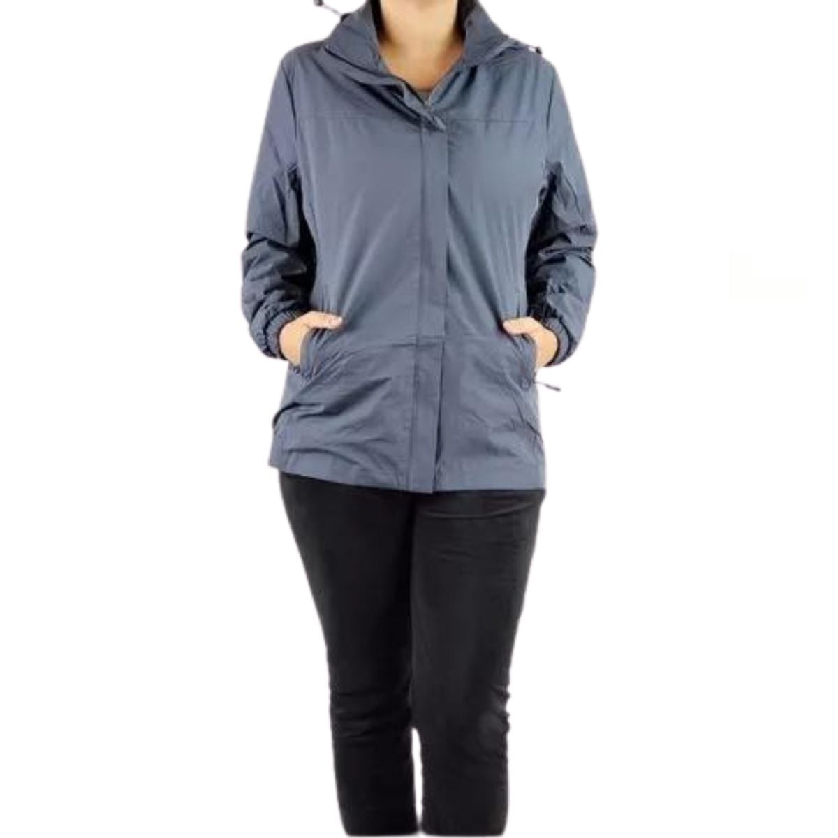 CORTA VIENTO MUJER PARKA LIVIANA CHAQUETA GORRO H2 - 1