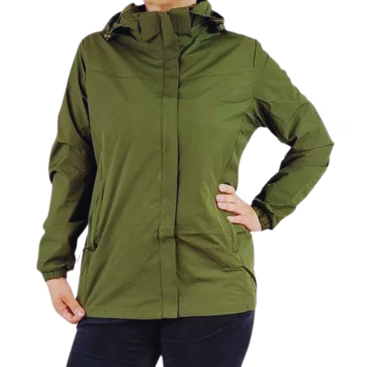 CORTA VIENTO MUJER PARKA LIVIANA CHAQUETA GORRO H2 - 2