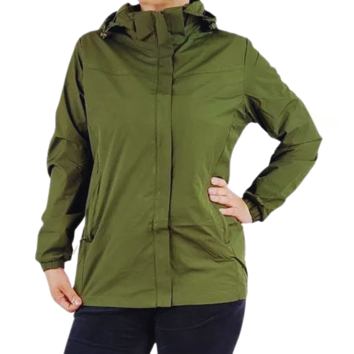 CORTA VIENTO MUJER PARKA LIVIANA CHAQUETA GORRO H2 - 2