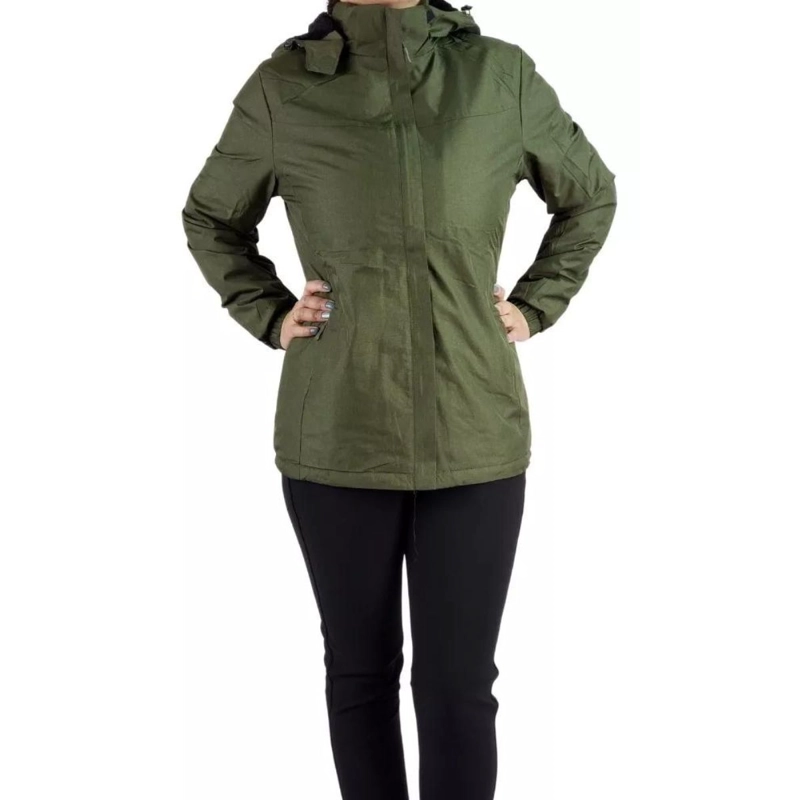 CHAQUETA MUJER INVIERNO PREMIUM PARKA FORRO PIEL H8 - 1
