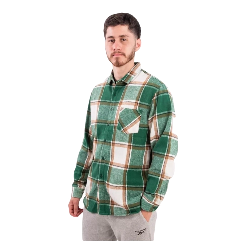 CAMISA LEÑADORA A CUADROS HOMBRE DISEÑO PREMIUM 112 - 2