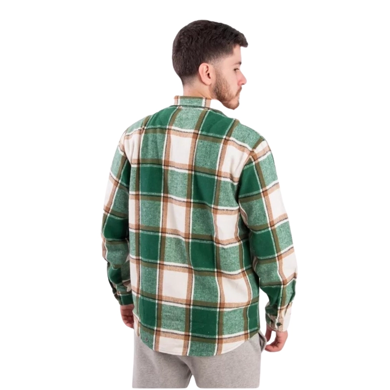 CAMISA LEÑADORA A CUADROS HOMBRE DISEÑO PREMIUM 112 - 3