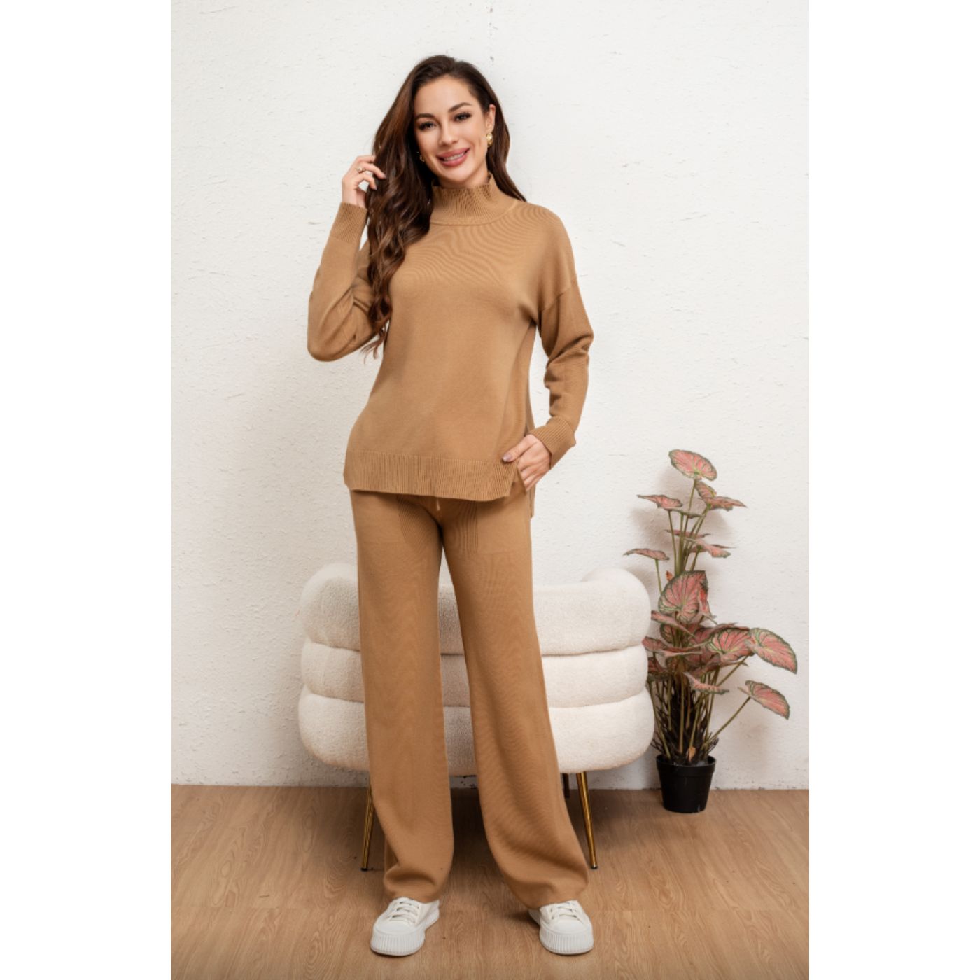 CONJUNTO 2 PIEZAS MUJER TEJIDO SOFT JERSEY + PANTALÓN 5066 - 1