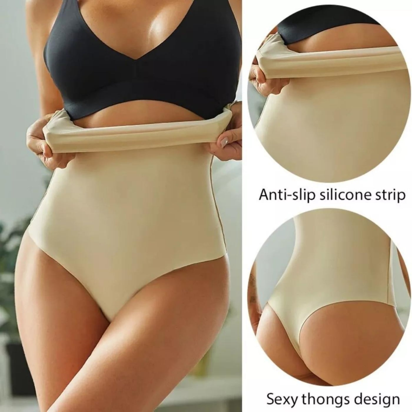CALZÓN FAJA ALTO INVISIBLE REDUCTOR MODELADOR CINTURA COLALESS - 3
