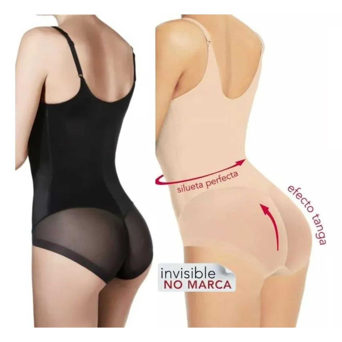 BODY MUJER LIKESHOP AJUSTABLE MODELADOR SILUETA PERFECTA Y PUSH UP 795 - 5