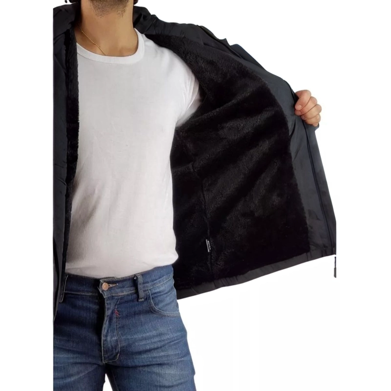 CHAQUETA HOMBRE PARKA INVIERNO FORRO INTERIOR PIEL H302 - 4