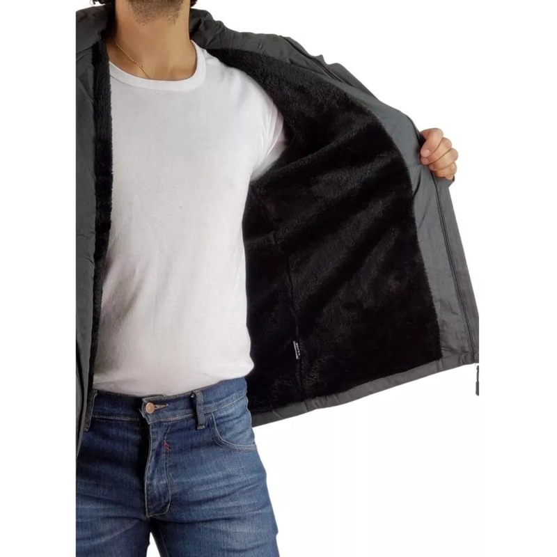 CHAQUETA HOMBRE PARKA INVIERNO FORRO INTERIOR PIEL H302 - 5