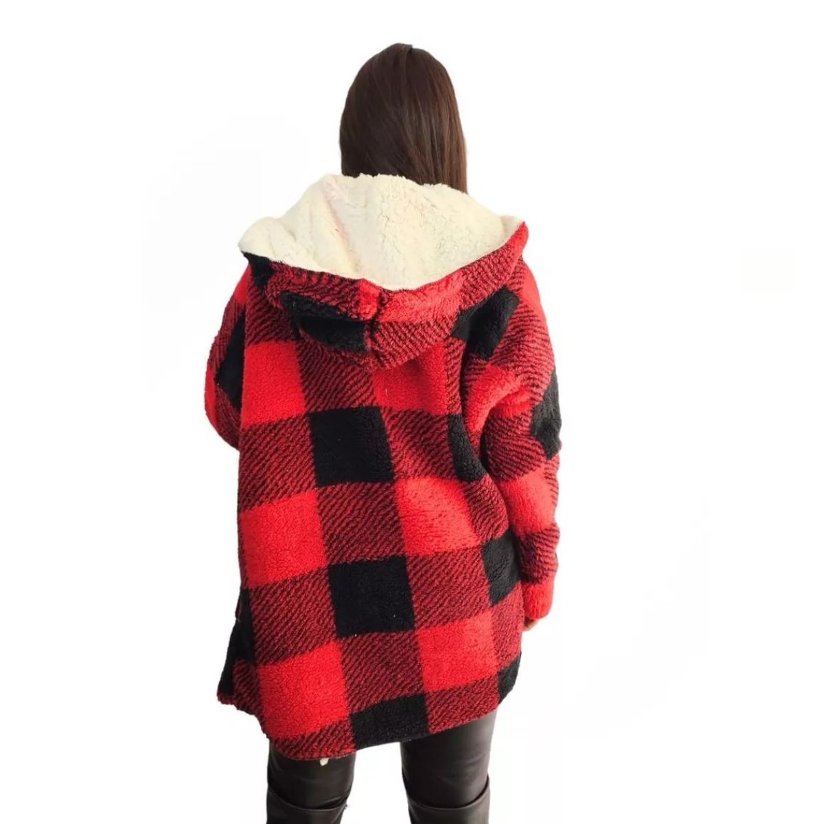CHAQUETA LEÑADORA UNISEX REVERSIBLE INVIERNO. CALIDAD PREMIUM 050 - 4