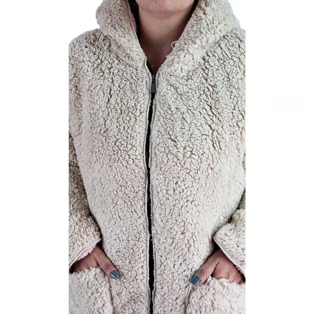 CHAQUETA LEÑADORA UNISEX REVERSIBLE INVIERNO. CALIDAD PREMIUM 050 - 6