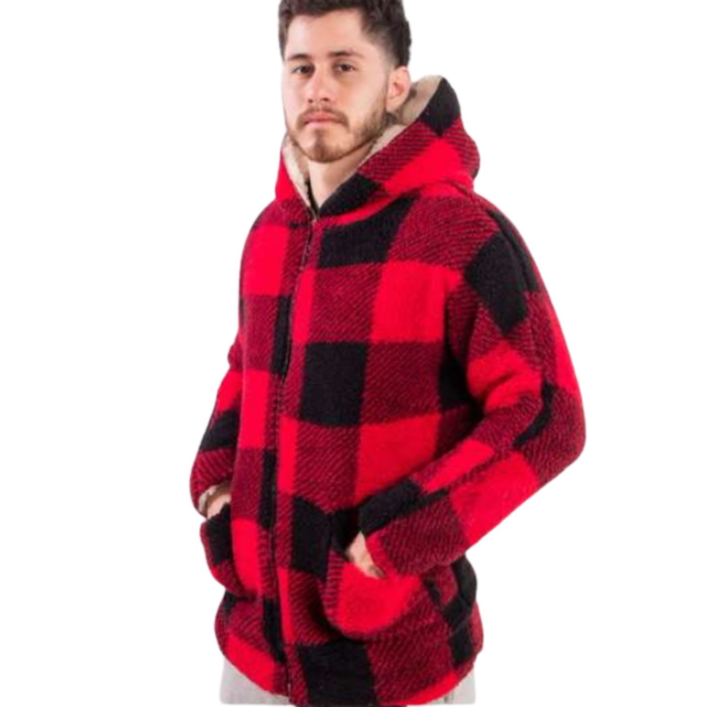 CHAQUETA LEÑADORA UNISEX REVERSIBLE INVIERNO. CALIDAD PREMIUM 050 - 9