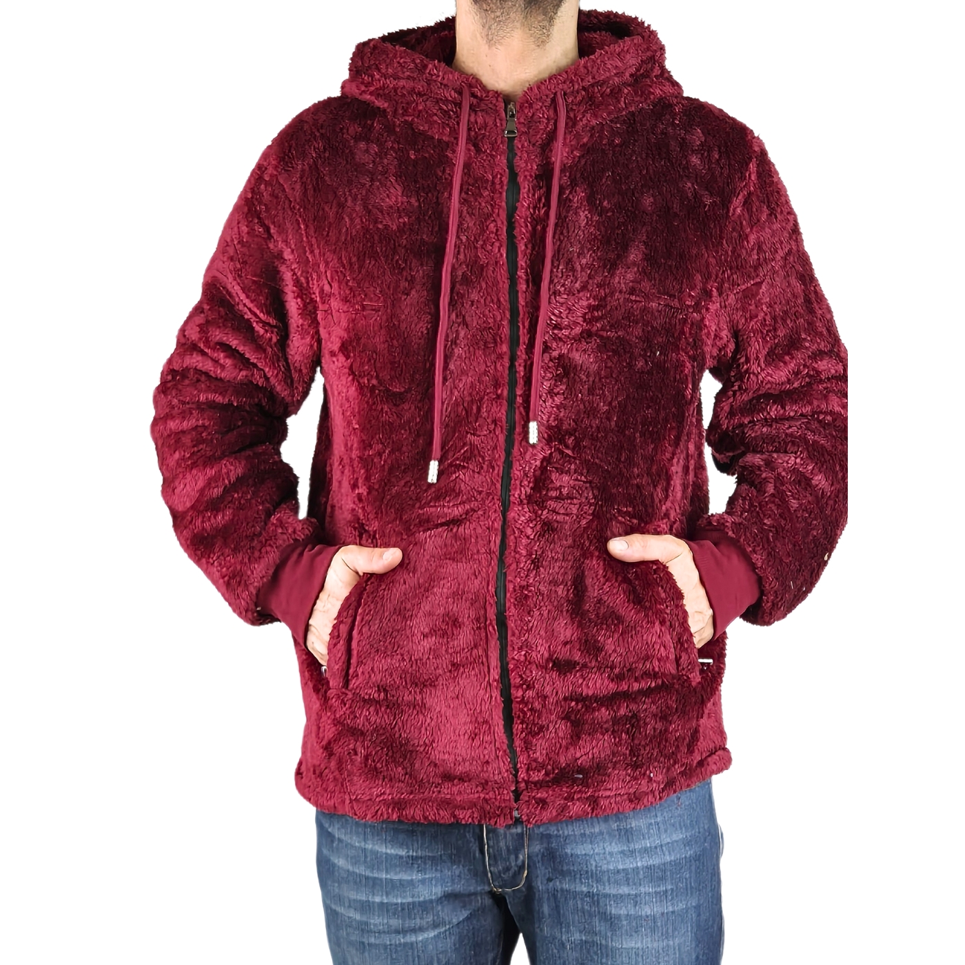 POLERON PELUDO CANGURO HOMBRE PREMIUM 251 - 2