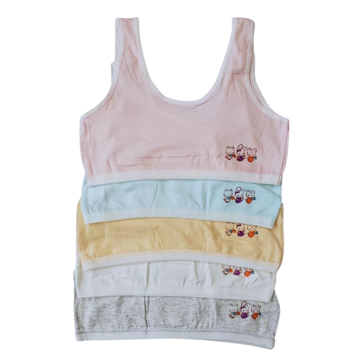 PACK 2 SOSTEN NIÑA LIKESHOP MULTICOLOR JUVENIL LOLAS ALGODÓN SUAVE GATITO 478 - 1