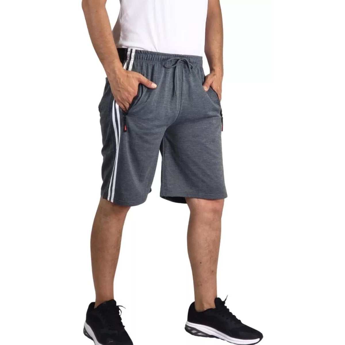 SHORT DEPORTIVO HOMBRE LIKESHOP BOLSILLOS LINEAS 927 - 3