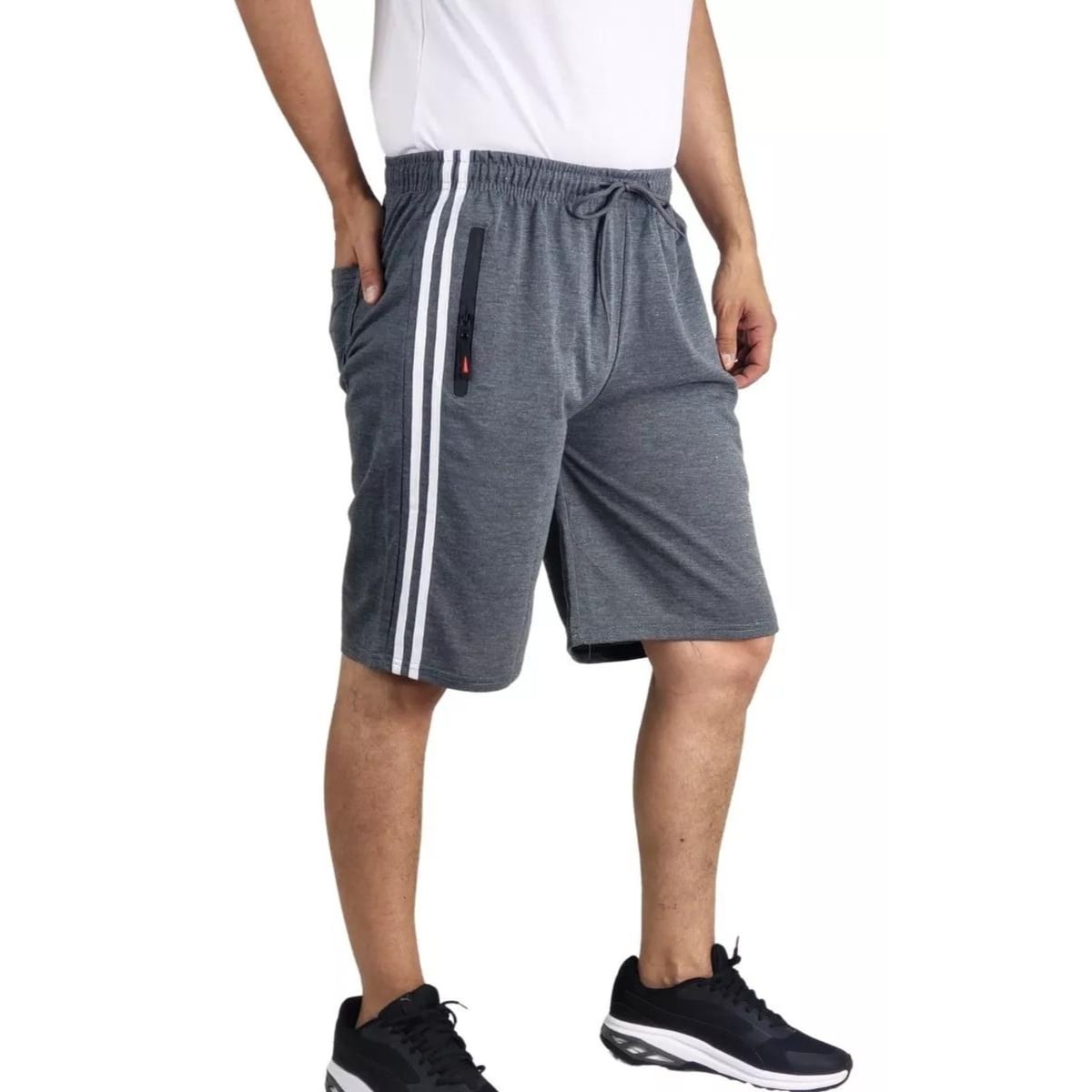 SHORT DEPORTIVO HOMBRE LIKESHOP BOLSILLOS LINEAS 927 - 4