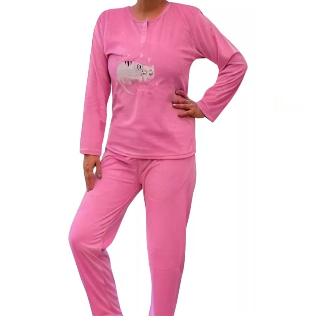 PIJAMA MUJER MICROPOLAR DISEÑOS COLORES 508 - 2