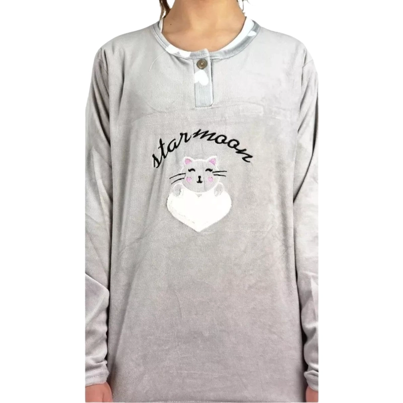 PIJAMA MICROPOLAR NIÑOS NIÑAS DISEÑOS Y COLORES 450 - 4