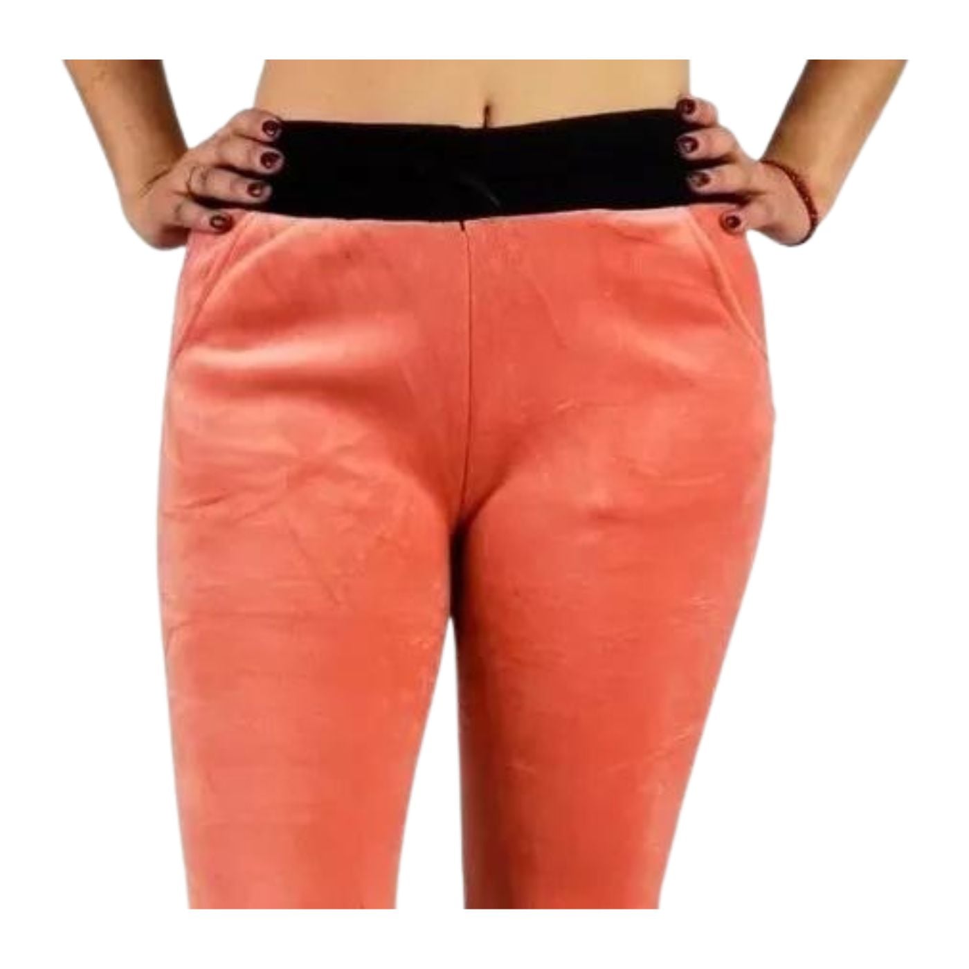 PANTALÓN CALZA MUJER LIKESHOP INVIERNO FORRO PIEL BOLSILLOS 465 - 2