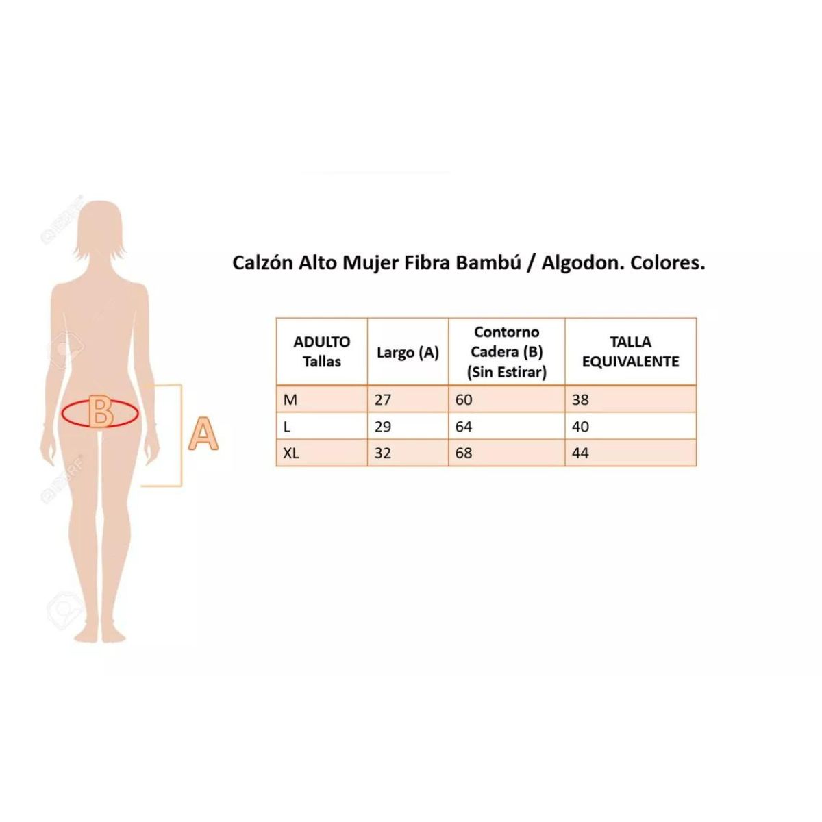 PACK X2 CALZÓN MUJER LIKESHOP TIRO ALTO BAMBÚ COLORES SURTIDOS M86 - 7