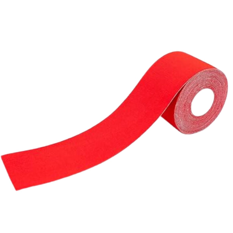 CINTA LIKESHOP TAPE NEUROMUSCULAR KINESIOLÓGICA VENDAJE 5CM X 5M ROJO - 2