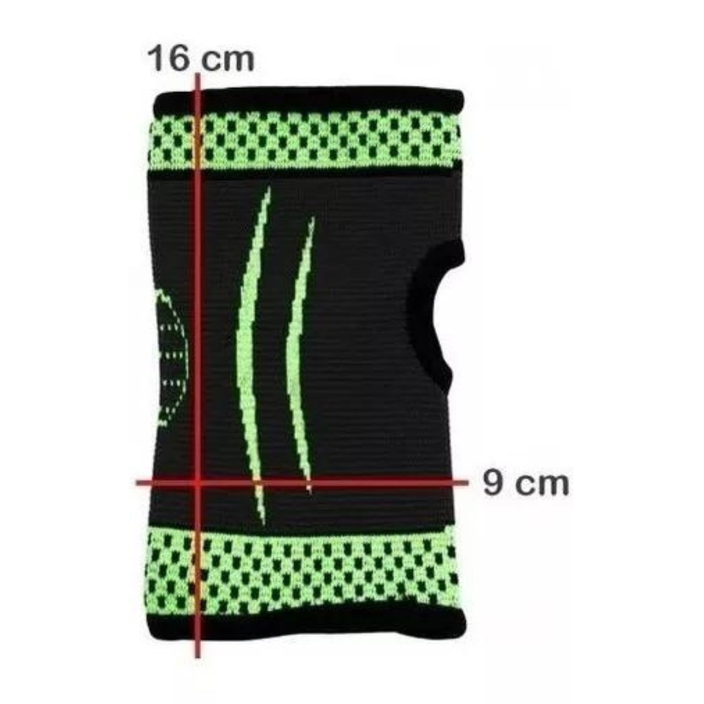 MUÑEQUERA ELASTICADA DEPORTE TENNIS BICI SUDOR VERDE 7705 - 4