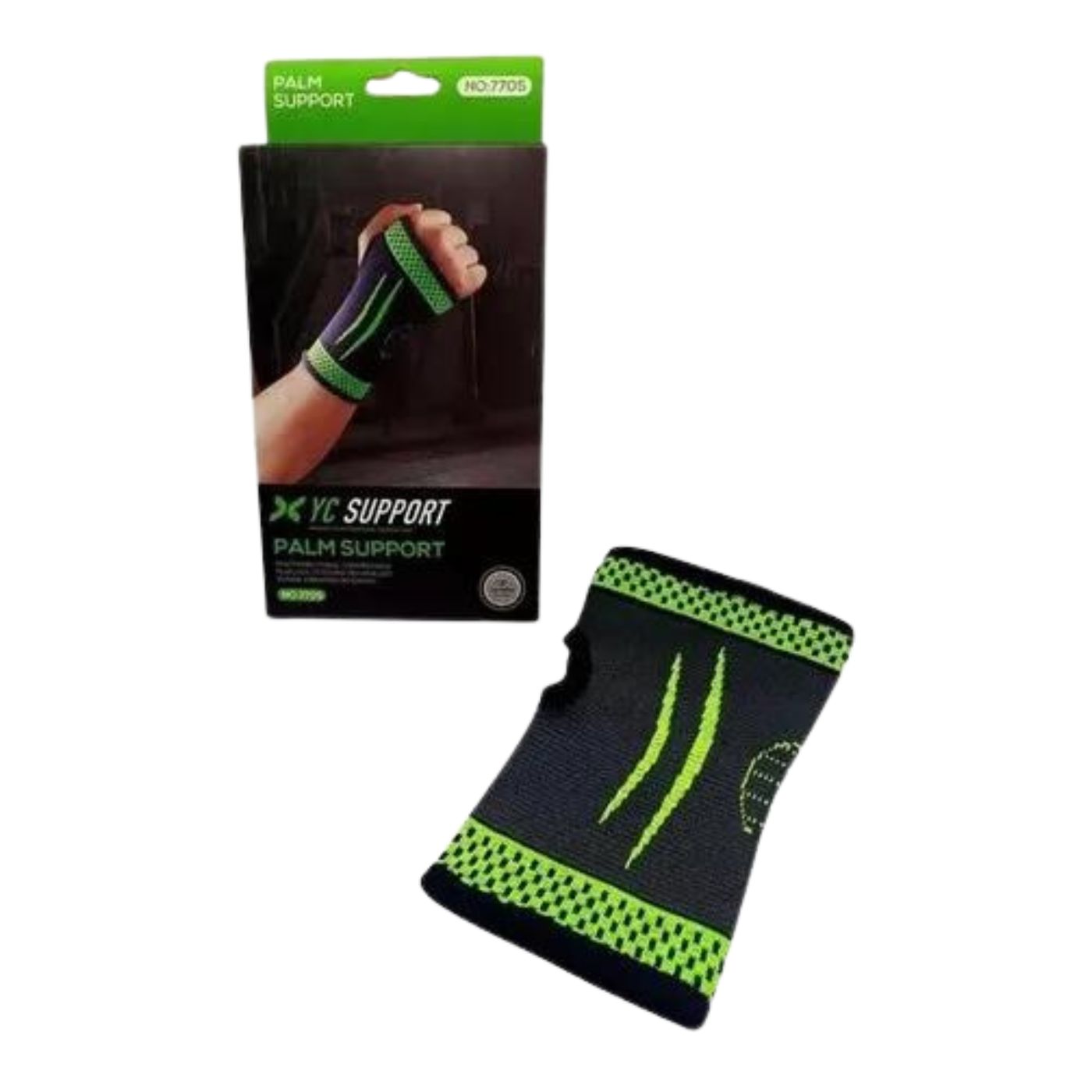 MUÑEQUERA ELASTICADA DEPORTE TENNIS BICI SUDOR VERDE 7705 - 5