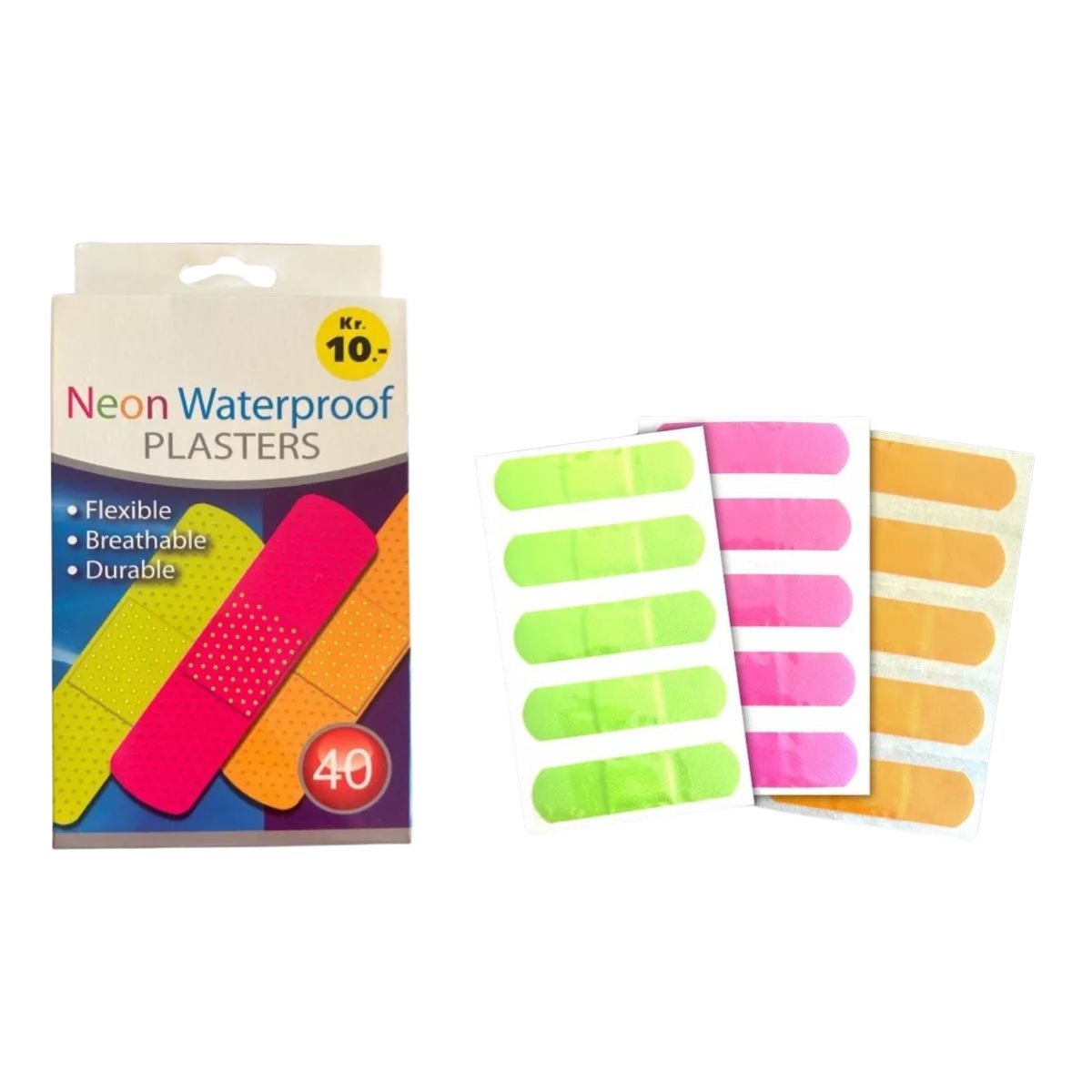 PACK X80 PARCHE LIKESHOP MULTICOLOR CURITAS VENDITAS COLORES ADHESIVAS TODO USO - 1