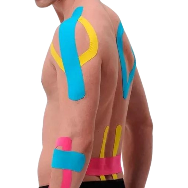 CINTA LIKESHOP TAPE NEUROMUSCULAR KINESIOLÓGICA VENDAJE 5CM X 5M NEGRO - 3