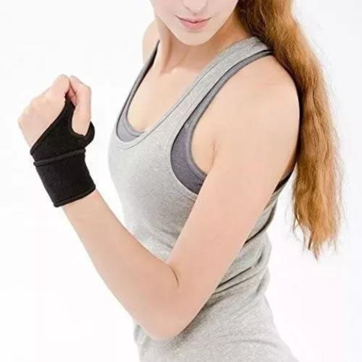 MUÑEQUERA AJUSTABLE CON ORIFICIO PULGAR DEPORTE ORTOPÉDICO 548 - 2