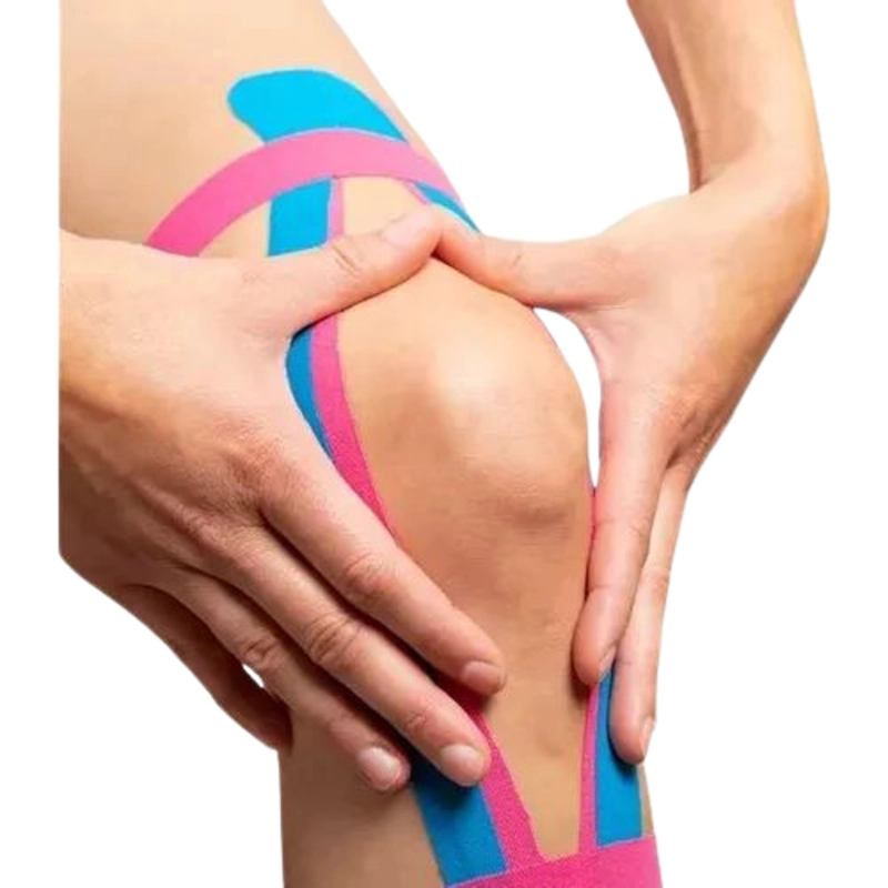CINTA LIKESHOP TAPE NEUROMUSCULAR KINESIOLÓGICA VENDAJE 5CM X 5M CELESTE - 7