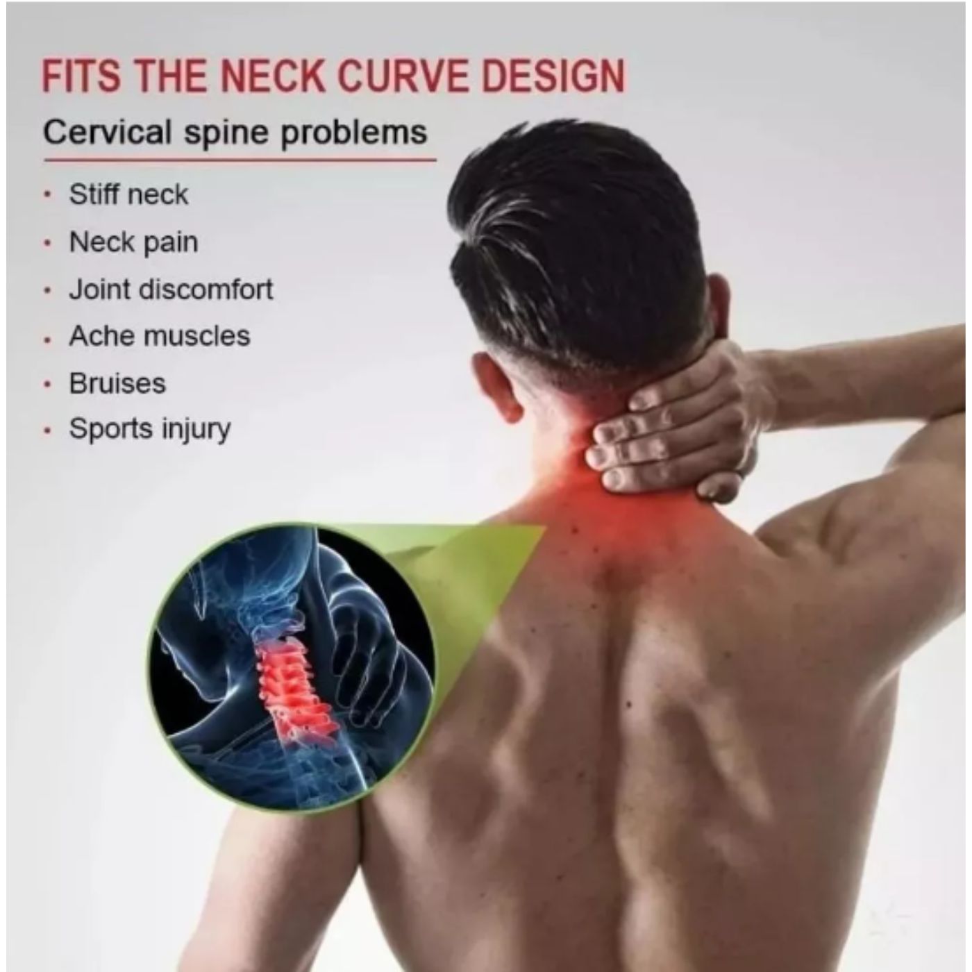 Pack 20 Parches Alivia Dolor Cervical Cuello Hombro 930 - 6
