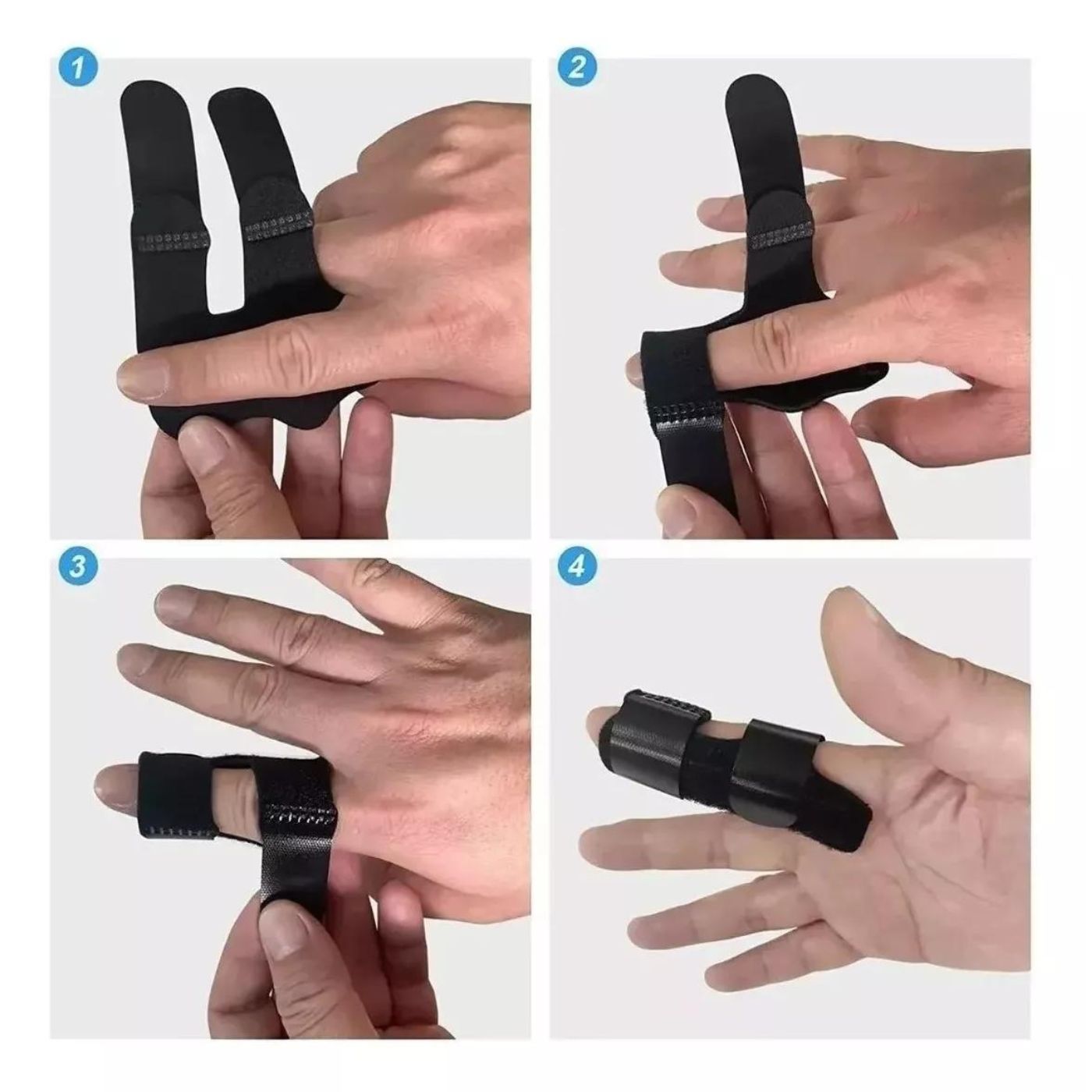 INMOVILIZADOR DE DEDOS CON FÉRULA AJUSTABLE CORRECTOR DEDO - 4