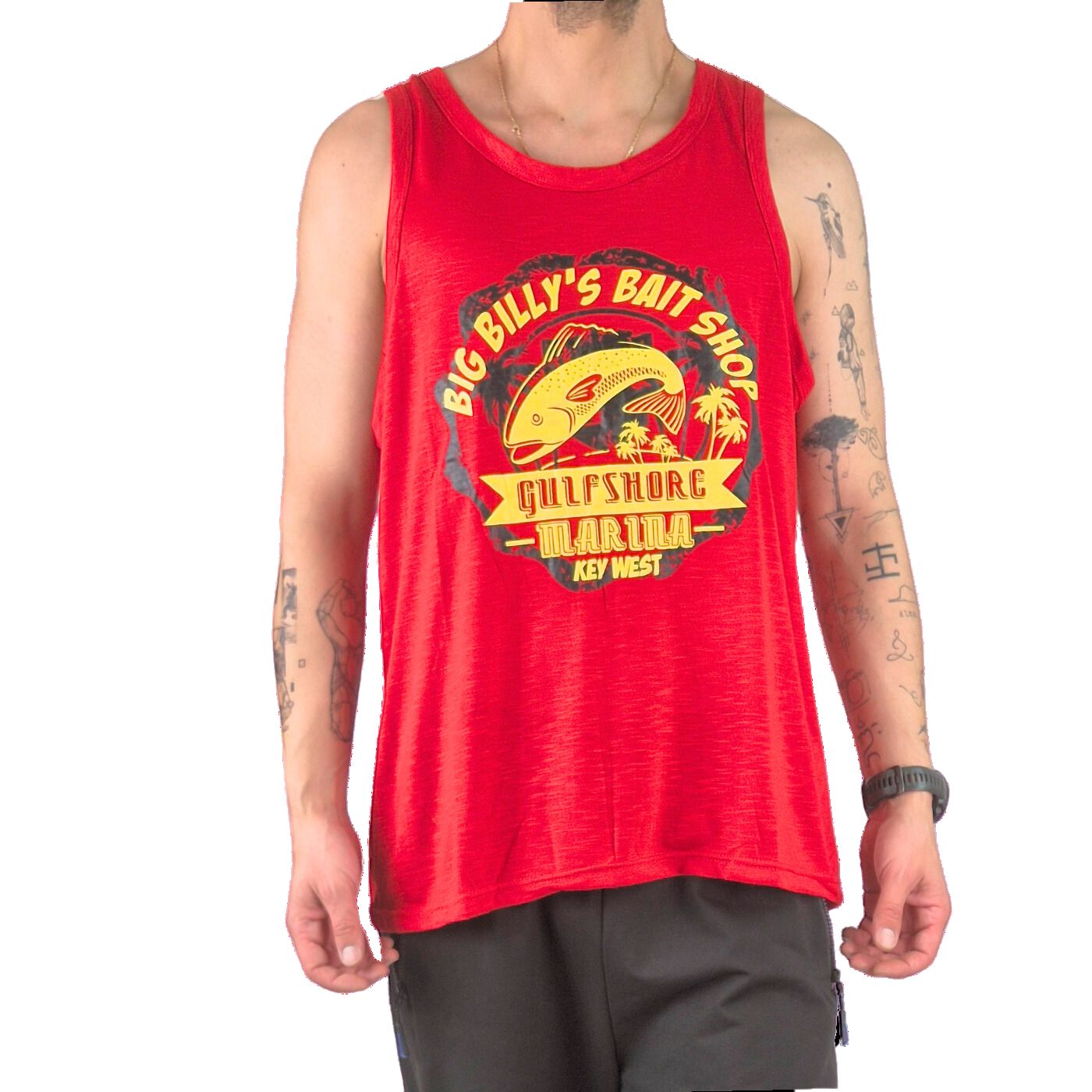 POLERA SIN MANGA MUSCULOSA HOMBRE DISEÑO COLORES 240 - 2