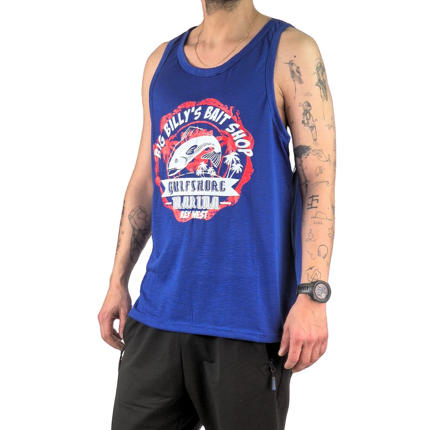 POLERA SIN MANGA MUSCULOSA HOMBRE DISEÑO COLORES 240 - 3