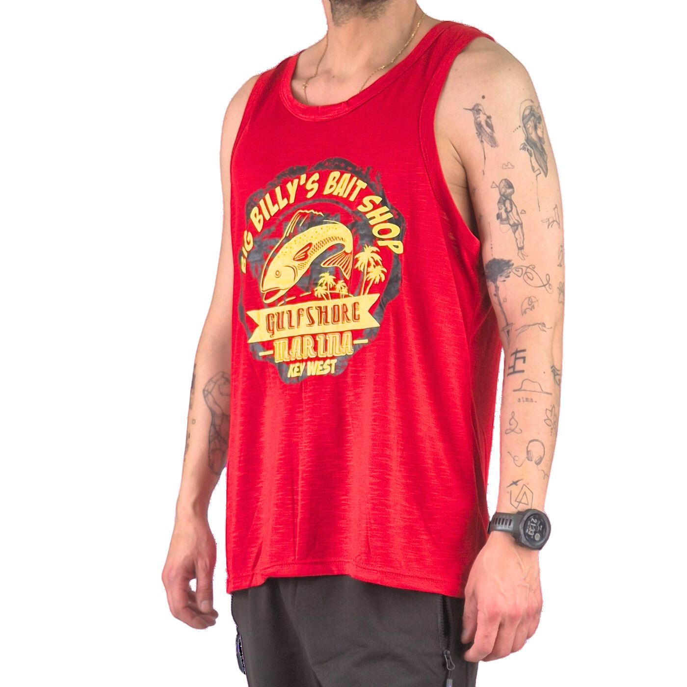 POLERA SIN MANGA MUSCULOSA HOMBRE DISEÑO COLORES 240 - 3