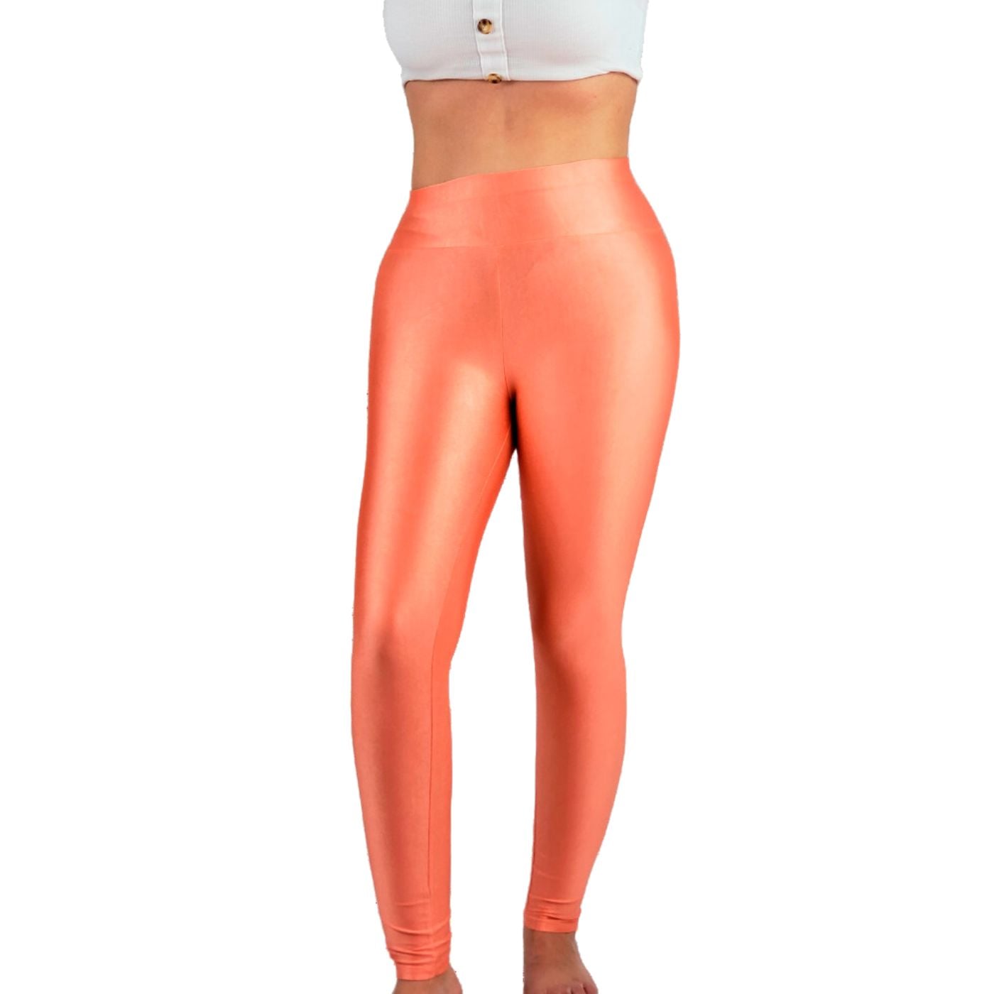 PACK 2 CALZA LYCRA BRILLANTE DUPONT MUJER TIRO ALTO DEPORTIVO 548 - 1