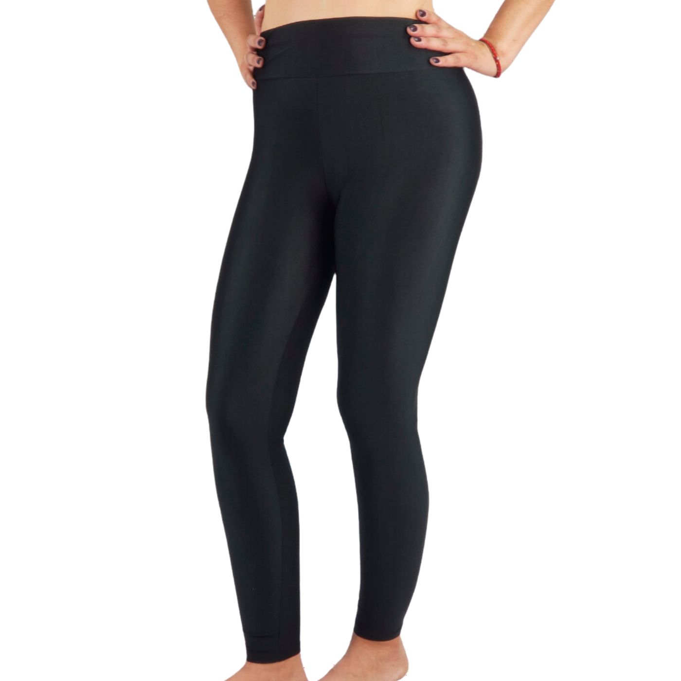 PACK 2 CALZA LYCRA BRILLANTE DUPONT MUJER TIRO ALTO DEPORTIVO 548 - 2